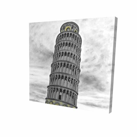 FONDO 16 x 16 in. Tower of Pisa In Italy-Print on Canvas FO2786504